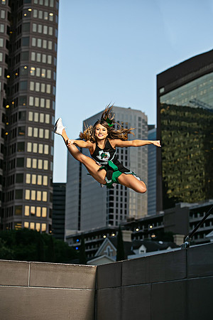 Southlake Carroll Cheerleader City Portrait
