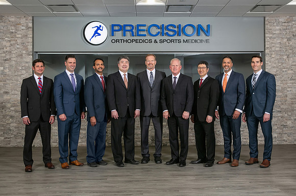 Precision Orthopedics & Sports Medicine Physician Team Photo
