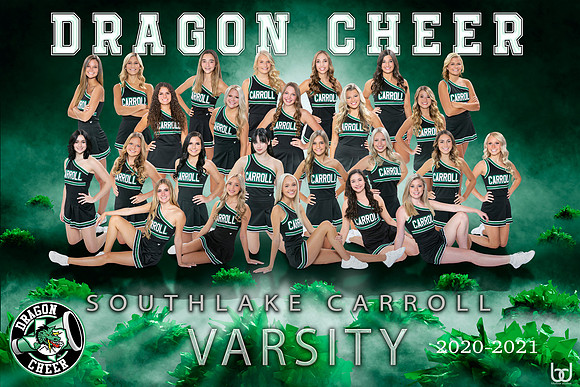 Southlake Carroll Varsity Cheer Poster 2020-21
